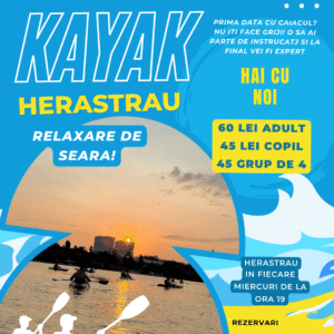 Lacul Herăstrău, București – Caiac la Apus